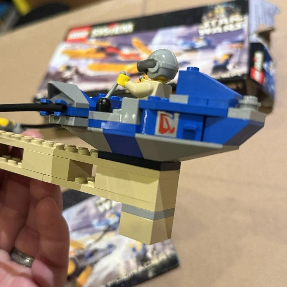 LEGO Star Wars set #7131 Anakin's Podracer Complete Box Instructions Minifigs
